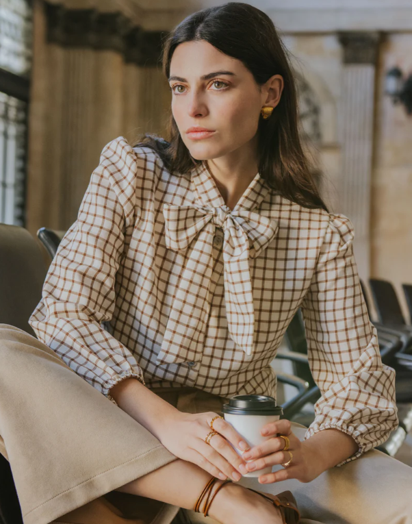 CAMISA CARLOTA CUADROS