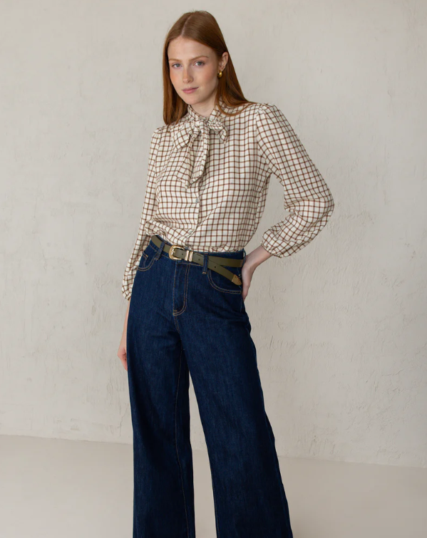 CAMISA CARLOTA CUADROS