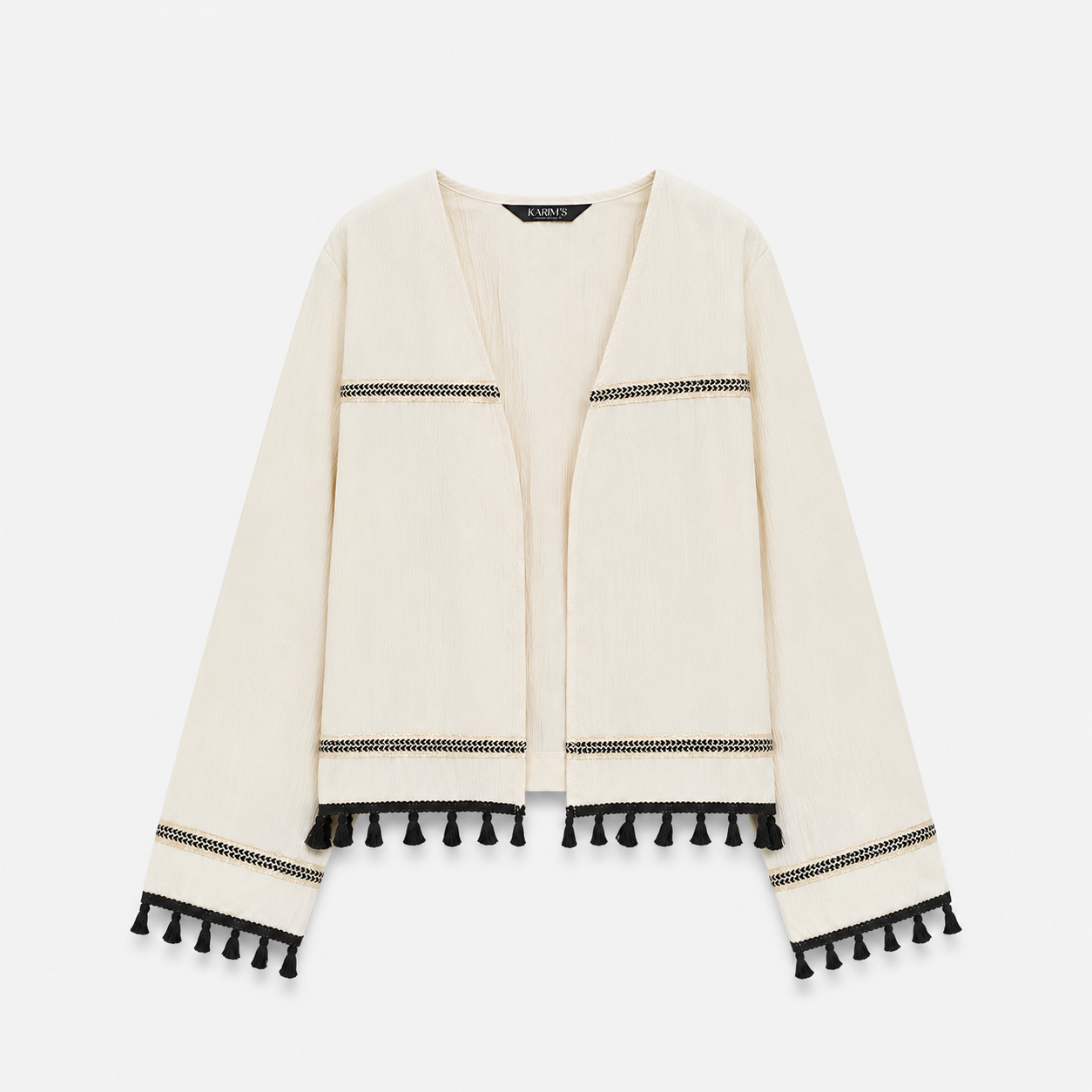 CHAQUETA BOHO CHIC CRUDO