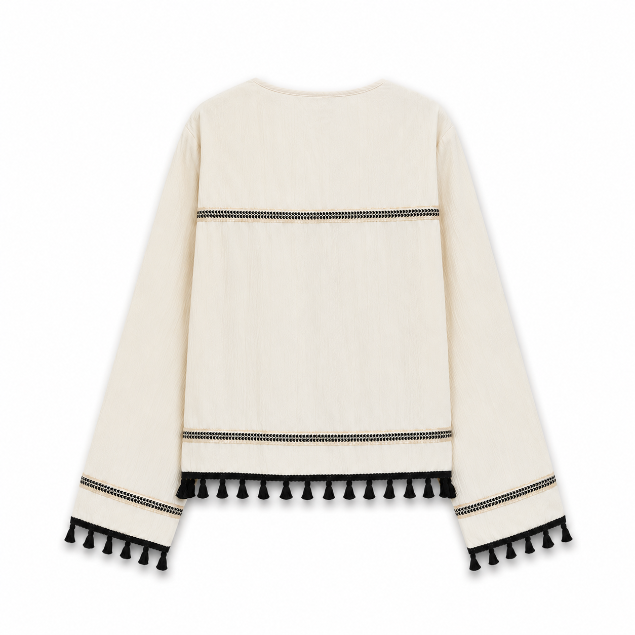CHAQUETA BOHO CHIC CRUDO