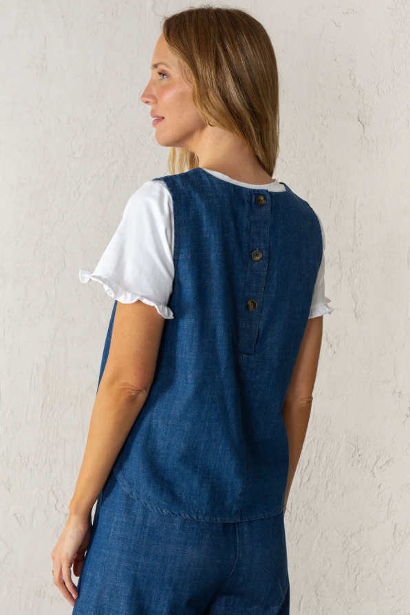 CHALECO VICTORIA DENIM