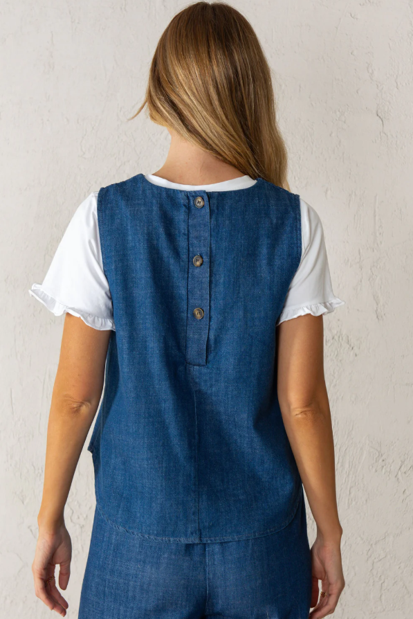 CHALECO VICTORIA DENIM