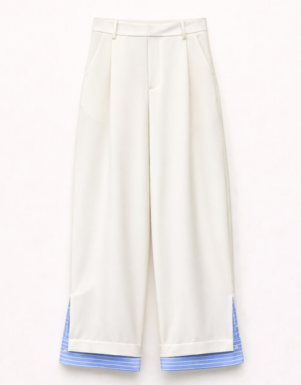 PANTALÓN COMBINADO DE RAYAS