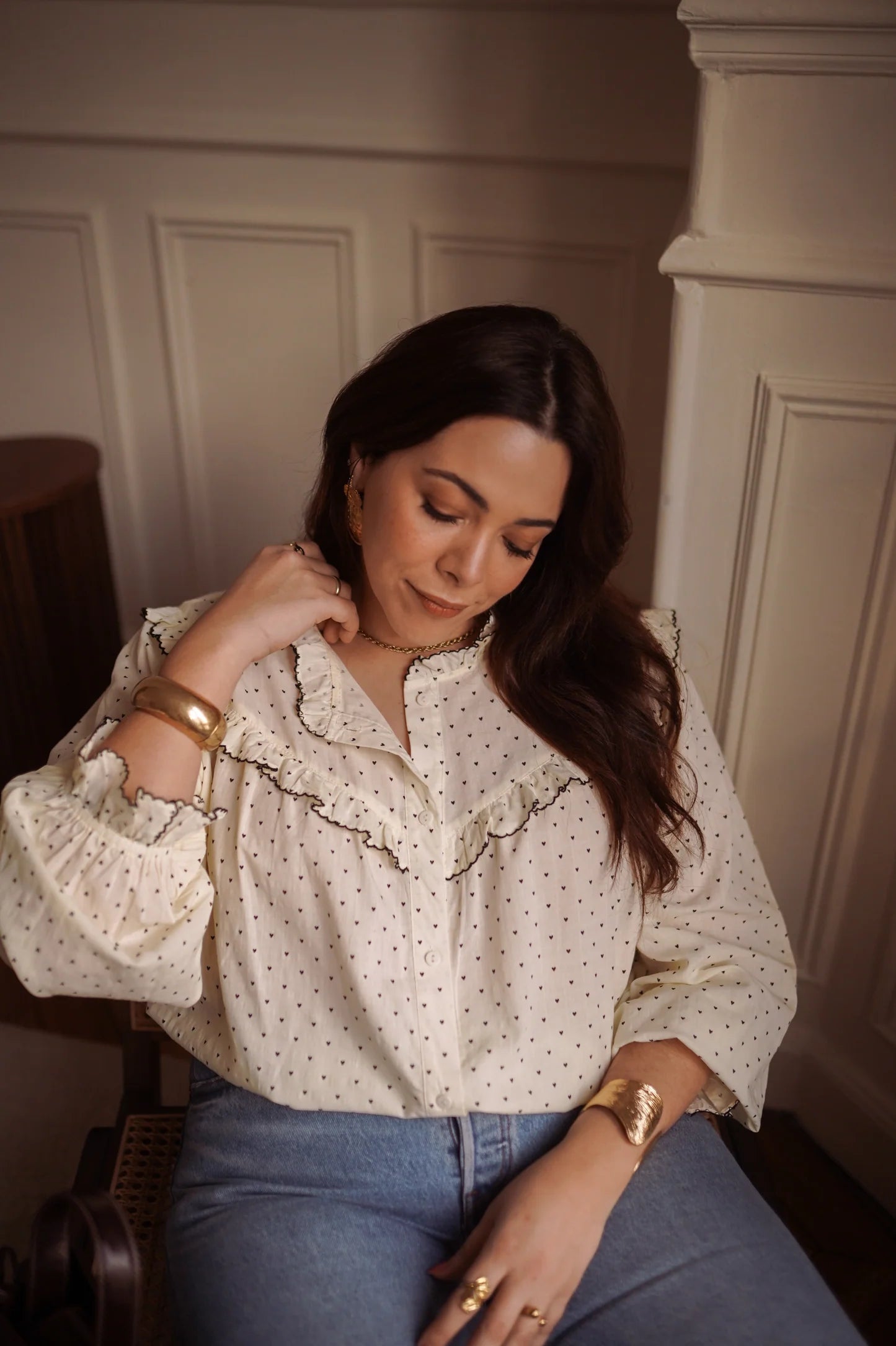 CAMISA CORAZONES - Curvy