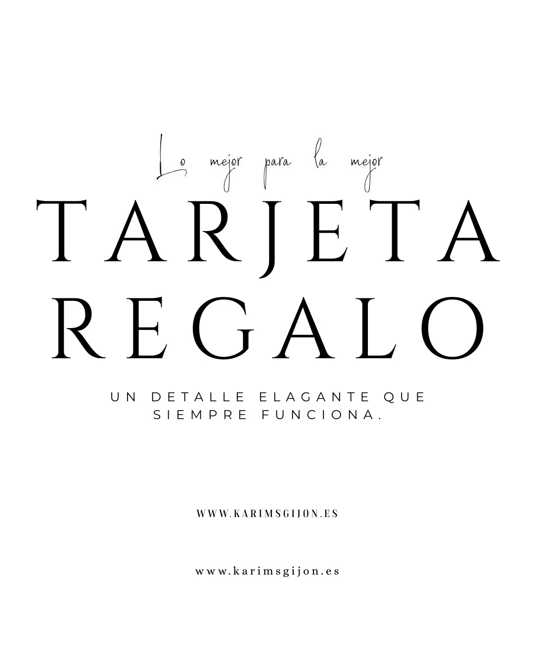 TARJETA DE REGALO KARIM'S GIJÓN