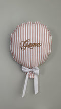GLOBO DE TELA SEERSUKER ROSA NUDE PERSONALIZADO