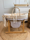 MOISES DE PALMA MUSELINA BEIGE/ VICHY ARENA