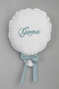 GLOBO DE TELA JACQUARD ESTRELLAS VERDES PERSONALIZADO