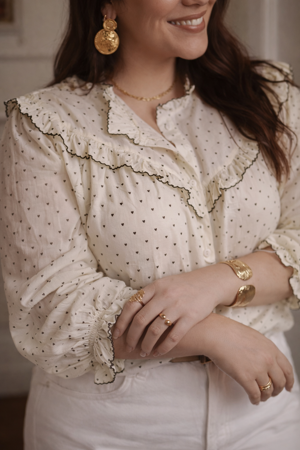 CAMISA CORAZONES - TALLA GRANDE