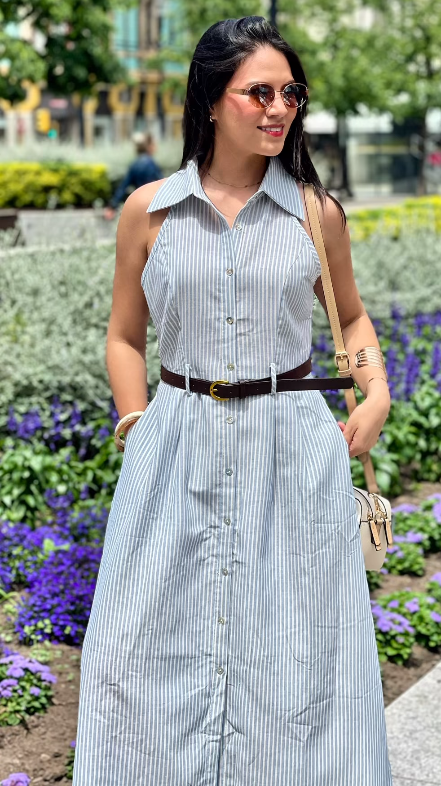 VESTIDO CAMISERO RAYAS