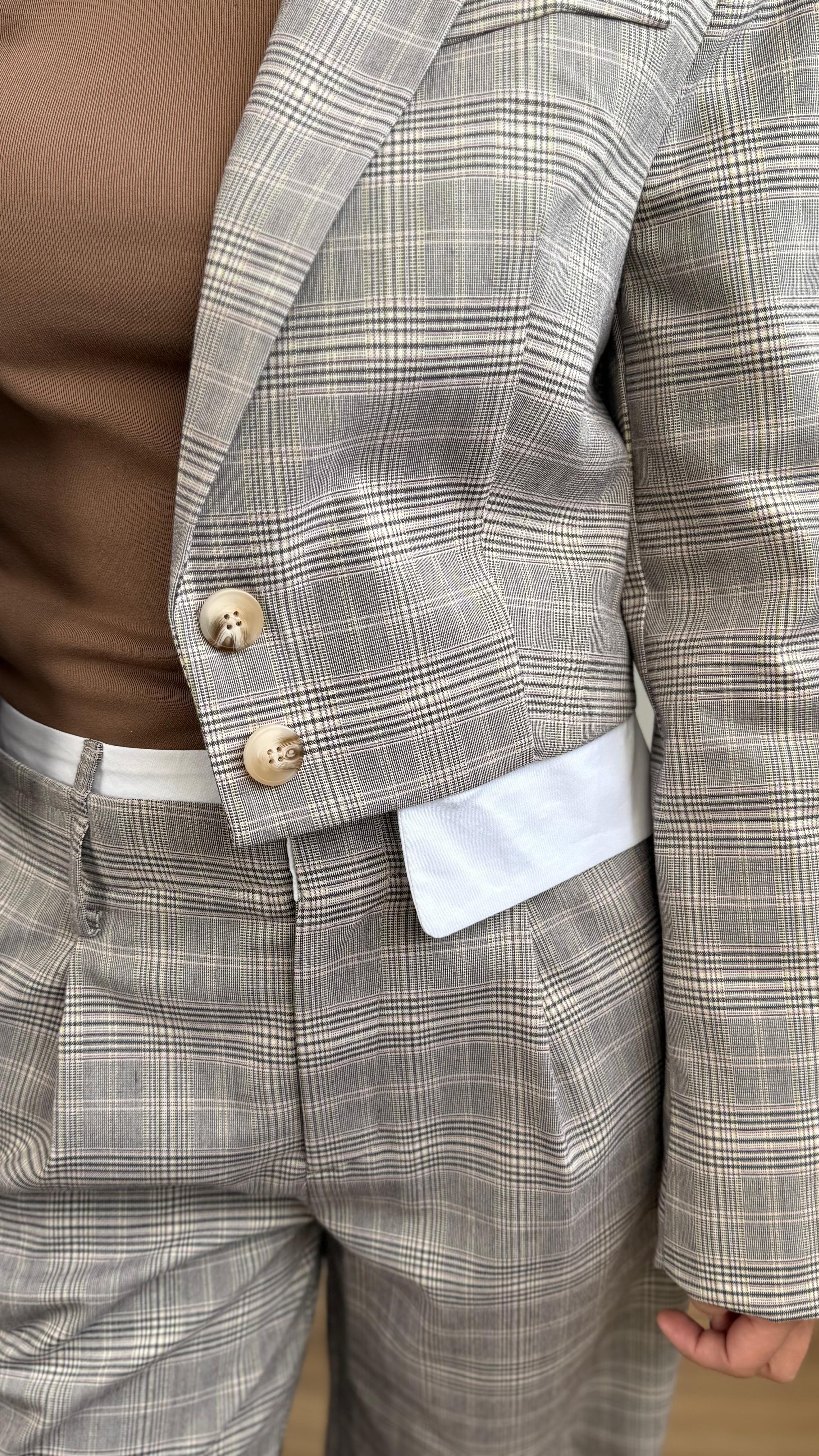 CHAQUETA CUADROS